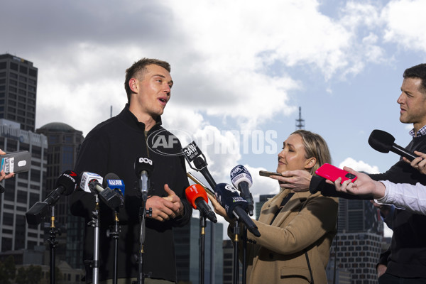 AFL 2022 Media - Patrick Cripps Media Opportunity - 1010086