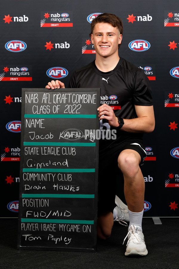 AFL 2022 Media - National Draft Combine Headshots - 1015670