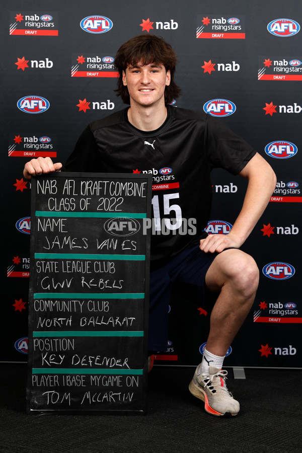 AFL 2022 Media - National Draft Combine Headshots - 1015679