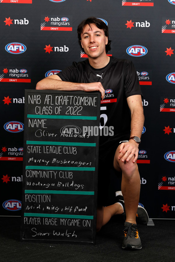 AFL 2022 Media - National Draft Combine Headshots - 1015686