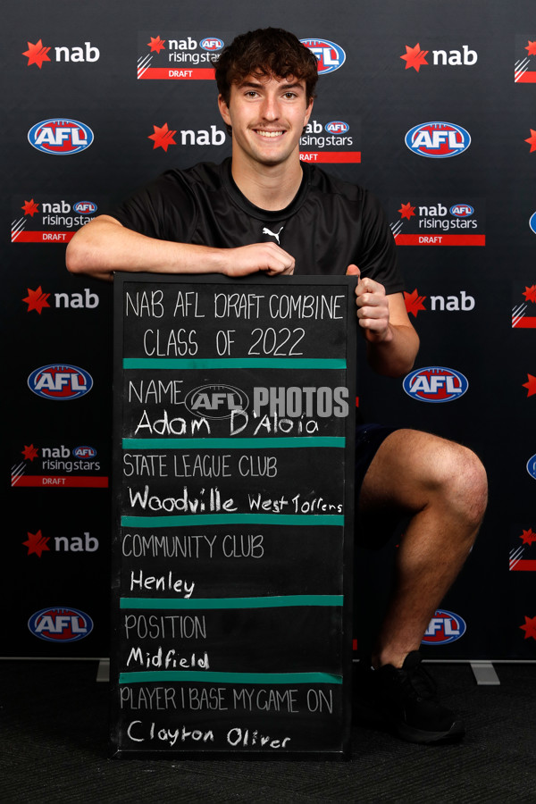 AFL 2022 Media - National Draft Combine Headshots - 1015694