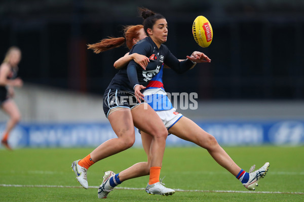 AFLW 2022 S7 Round 10 - Carlton v Western Bulldogs - 1019395