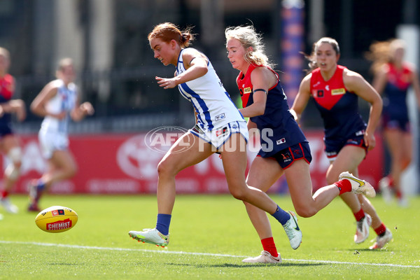 AFLW 2022 S7 Second Preliminary Final - Melbourne v North Melbourne - 1023432