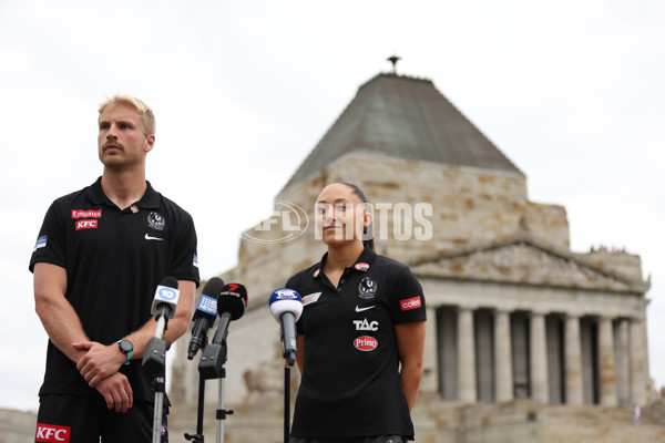 AFL 2023 Media - Collingwood Media Opportunity - A-23138251