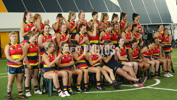 AFLW 2022 Media - Adelaide Team Photo Day S7 - 984800