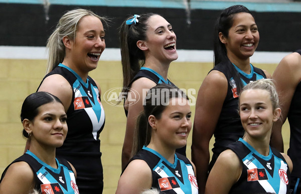 AFLW 2022 Media - Port Adelaide Team Photo Day S7 - A-23580066