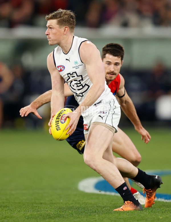 AFL 2022 Round 22 - Melbourne v Carlton - 991391