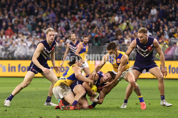 AFL 2022 Round 22 - Fremantle v West Coast - 992391