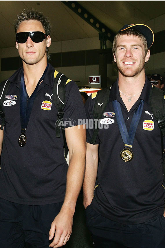 AFL 2006 Media - West Coast Eagles Premiership Arrival 011006 - 359722