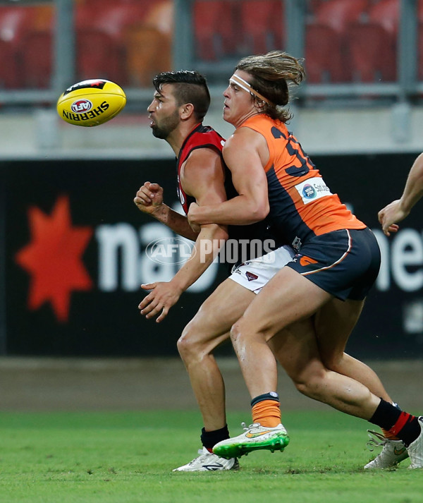 AFL 2015 NAB Challenge - GWS Giants v Essendon - 361826