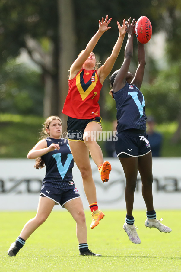 AFLW 2023 U16 Girls Championships - Vic Metro v South Australia - A-24320924