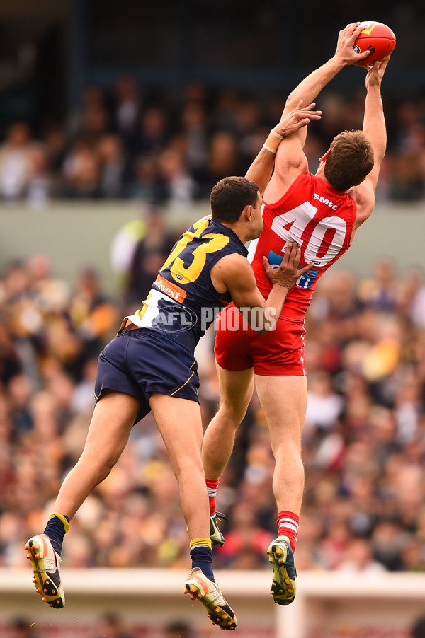 AFL 2015 Rd 17 - West Coast v Sydney - 391574