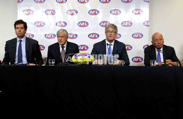 AFL 2015 Media - AFL Broadcast Rights Press Conference - 397173