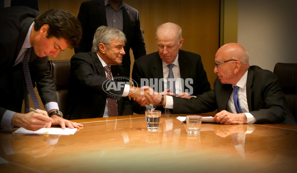 AFL 2015 Media - AFL Broadcast Rights Press Conference - 397169