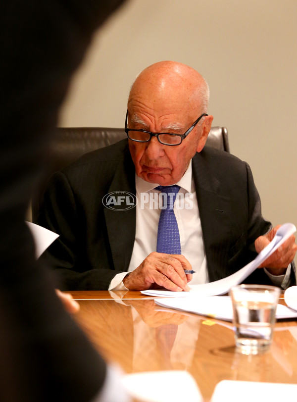 AFL 2015 Media - AFL Broadcast Rights Press Conference - 397177