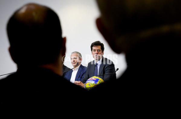 AFL 2015 Media - AFL Broadcast Rights Press Conference - 397194