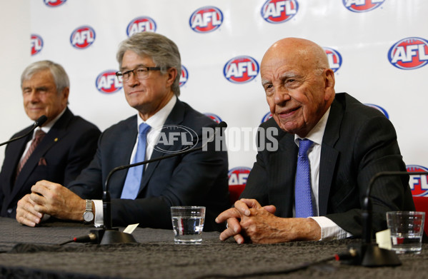 AFL 2015 Media - AFL Broadcast Rights Press Conference - 397147
