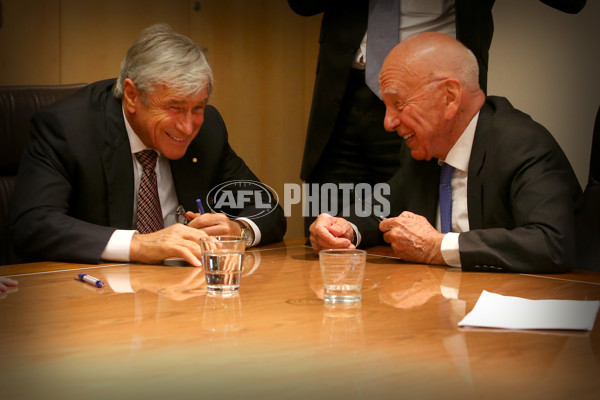 AFL 2015 Media - AFL Broadcast Rights Press Conference - 397170