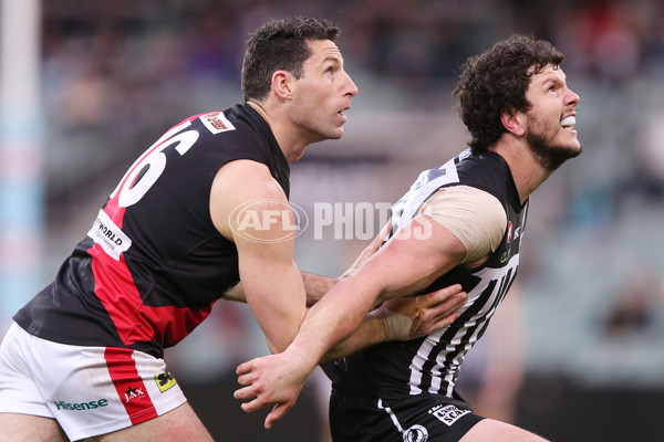 SANFL 2015 Qulaifying Final - Port Adelaide Magpies v West Adelaide Bloods - 401730