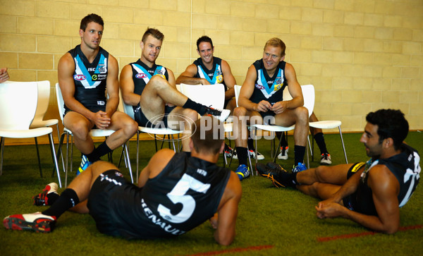 AFL 2014 Media - Port Adelaide Team Photo Day - 312570