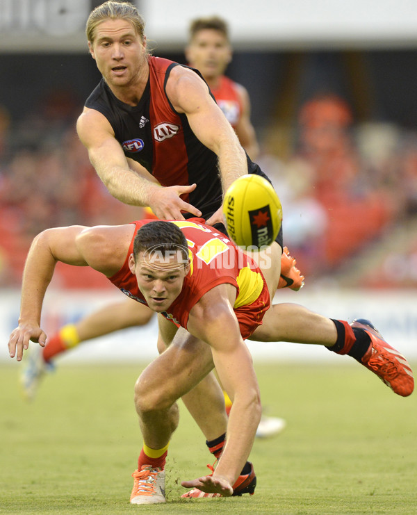 AFL 2014 NAB Challenge - Gold Coast v Essendon - 313670