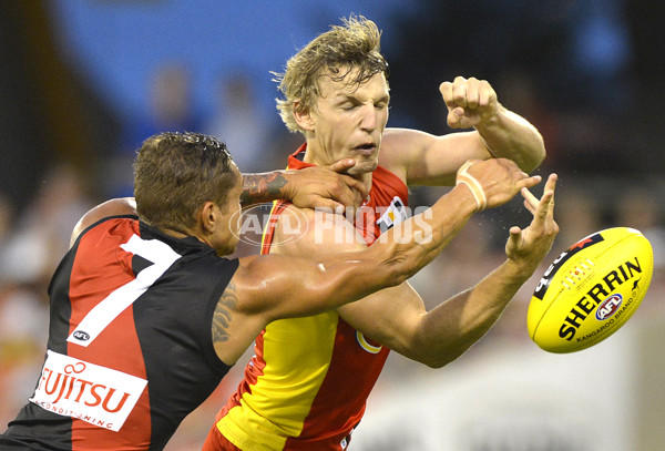 AFL 2014 NAB Challenge - Gold Coast v Essendon - 313674