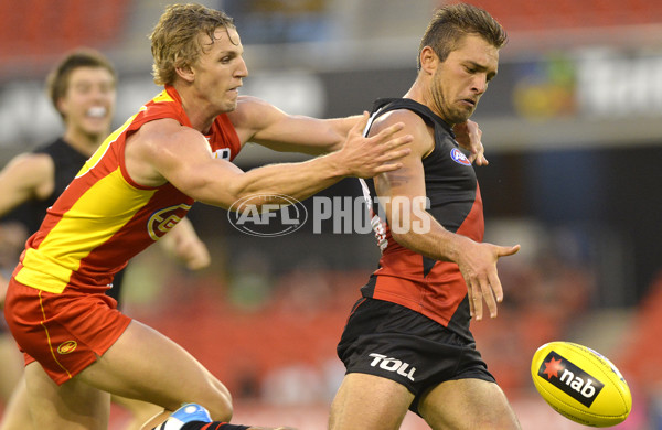 AFL 2014 NAB Challenge - Gold Coast v Essendon - 313671