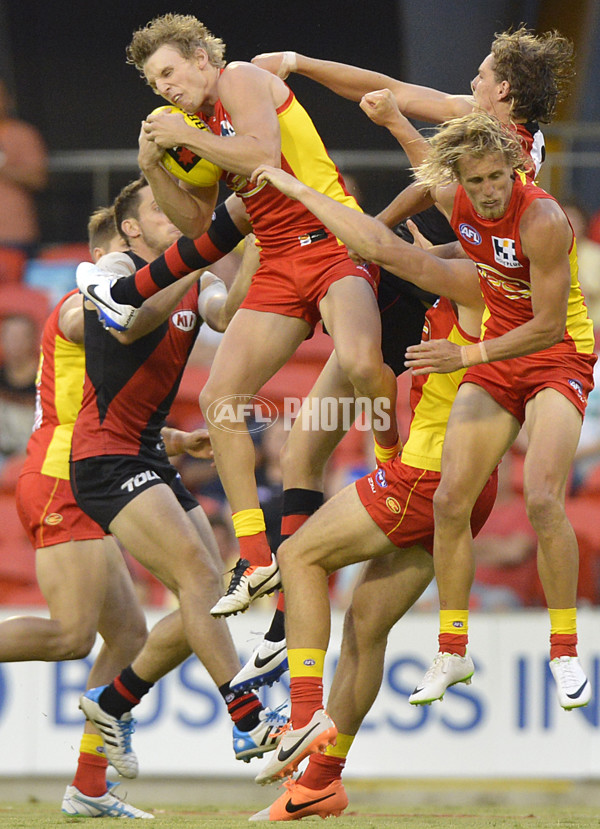 AFL 2014 NAB Challenge - Gold Coast v Essendon - 313667