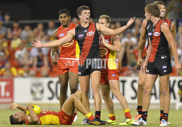 AFL 2014 NAB Challenge - Gold Coast v Essendon - 313710