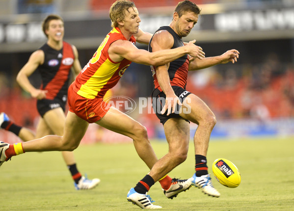 AFL 2014 NAB Challenge - Gold Coast v Essendon - 313673