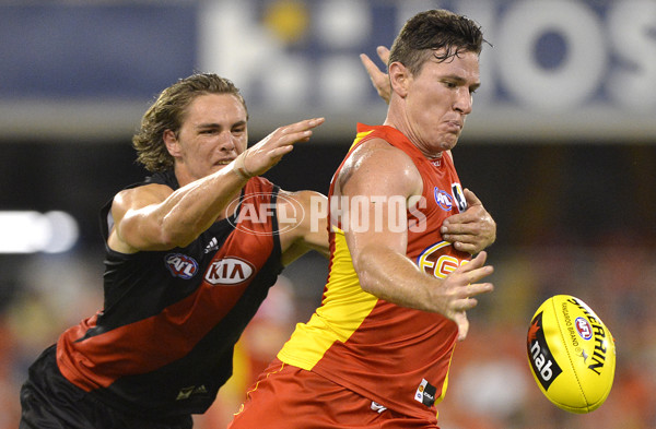 AFL 2014 NAB Challenge - Gold Coast v Essendon - 313701