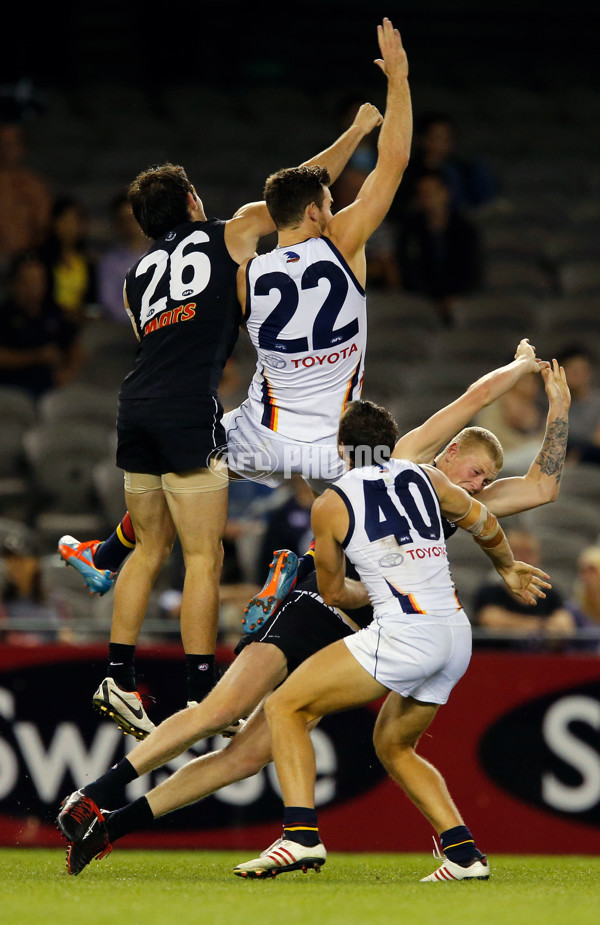 AFL 2014 NAB Challenge - Carlton v Adelaide - 314705