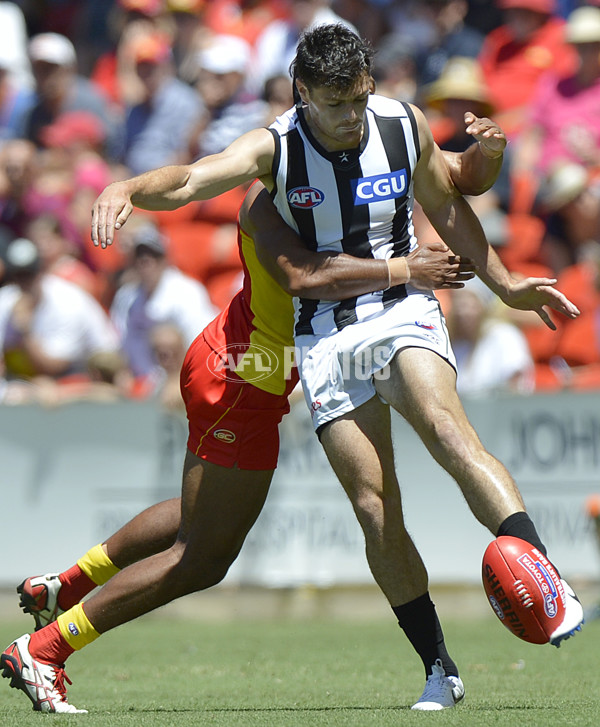 AFL 2014 Practice Match - Gold Coast v Collingwood - 315436