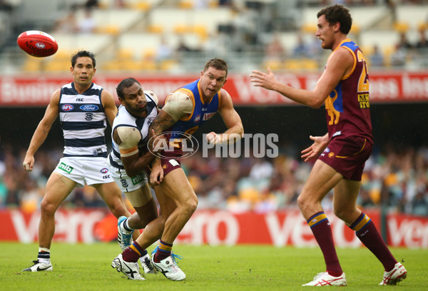 AFL 2014 Rd 02 - Brisbane v Geelong - 319144