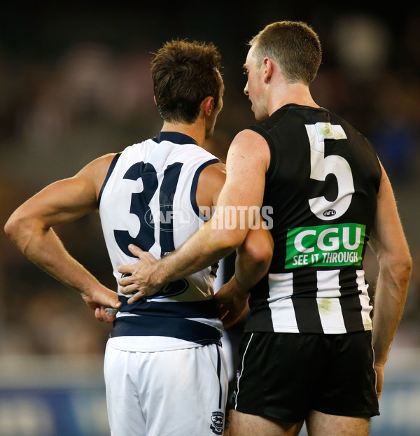 AFL 2014 Rd 03 - Collingwood v Geelong - 320368