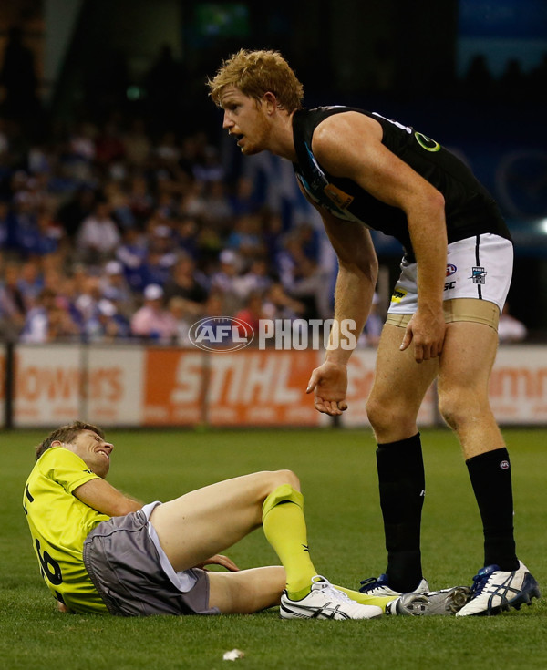 AFL 2014 Rd 03 - North Melbourne v Port Adelaide - 320638