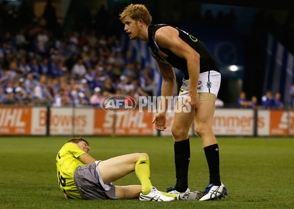 AFL 2014 Rd 03 - North Melbourne v Port Adelaide - 320639