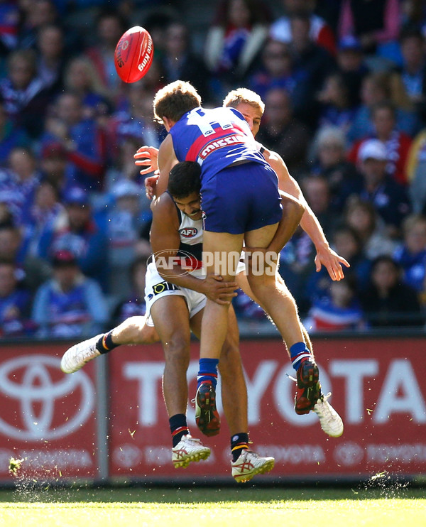 AFL 2014 Rd 06 - Western Bulldogs v Adelaide - 324577