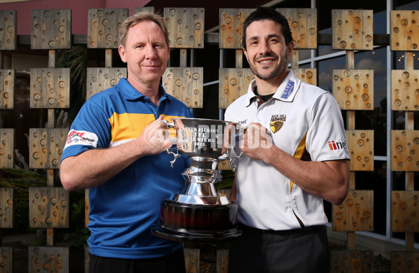 AFL 2015 Media - Peter Jackson VFL & TAC Cup Grand Final press conference - 405227