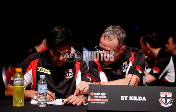 AFL 2014 Media - NAB AFL Draft - 354699