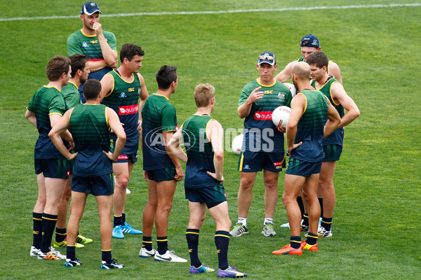 AFL 2014 Training - Australian International Rules Squad 201114 - 354227