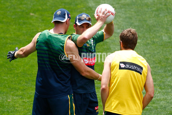 AFL 2014 Training - Australian International Rules Squad 201114 - 354215