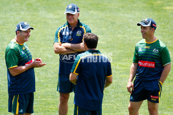 AFL 2014 Training - Australian International Rules Squad 201114 - 354218