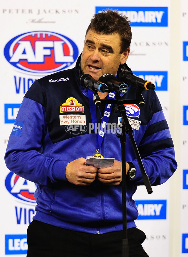 VFL 2014 Grand Final - Footscray Bulldogs v Box Hill Hawks - 349753