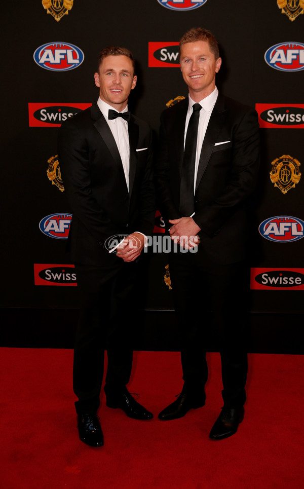 AFL 2014 Media - Brownlow Medal Red Carpet Arrivals - 349846