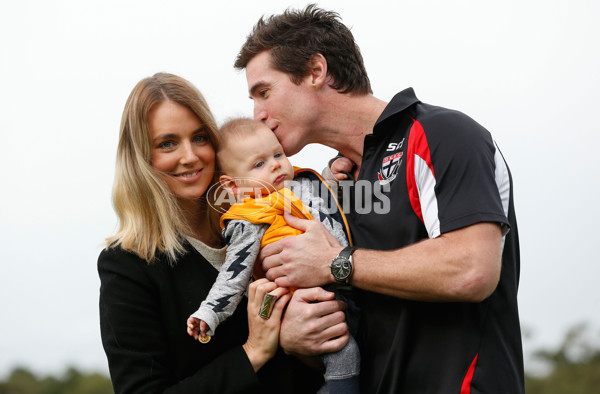 AFL 2014 Media - Lenny Hayes Retirement - A-25638024