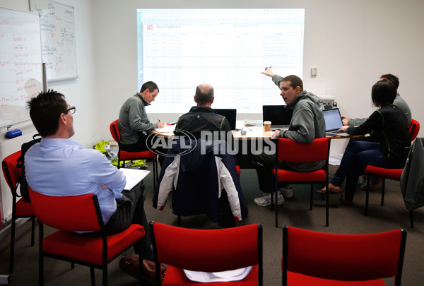 AFL 2014 Media - Umpiring Dept - Behind the Scenes - 340246