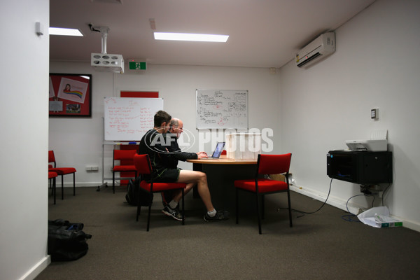 AFL 2014 Media - Umpiring Dept - Behind the Scenes - 340238