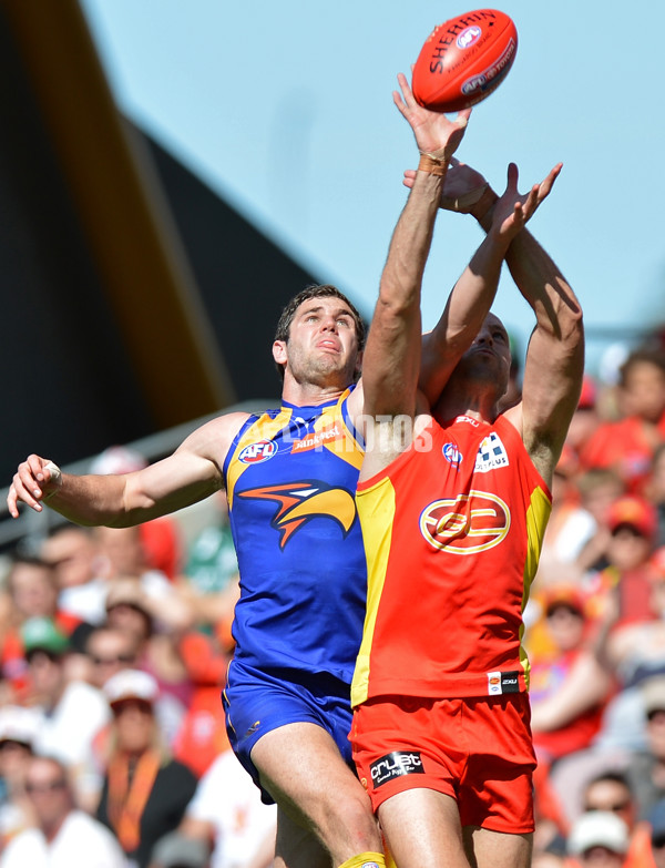 AFL 2014 Rd 23 - Gold Coast v West Coast - 346164