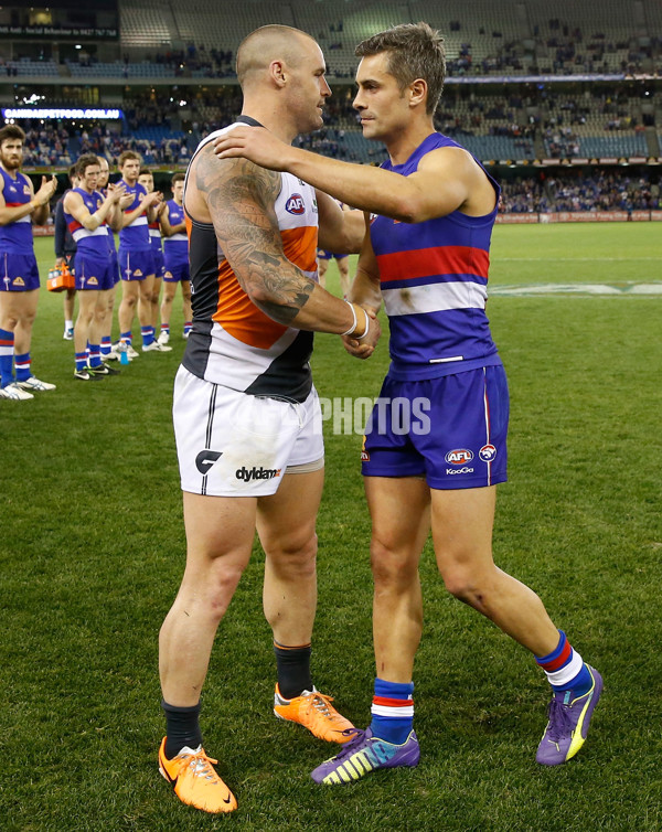 AFL 2014 Rd 23 - Western Bulldogs v GWS Giants - 346393